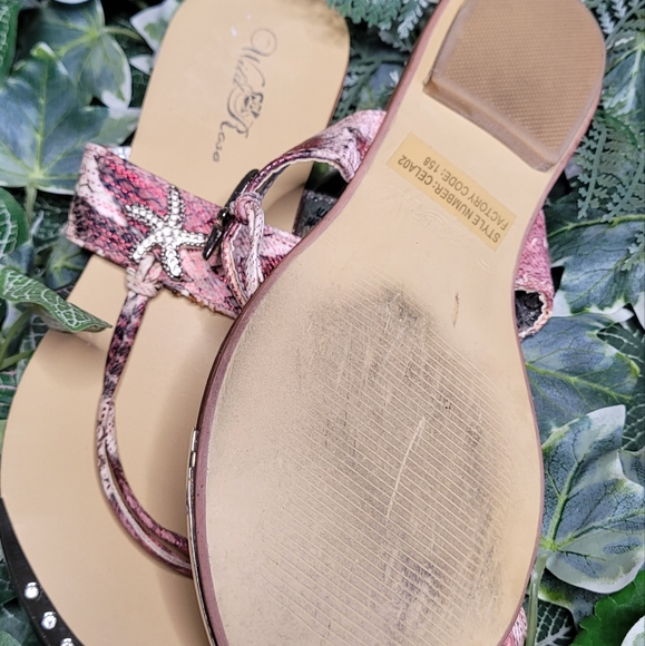 Wild Rose Little Starfish Sandals Size 7 - Picture 3 of 4